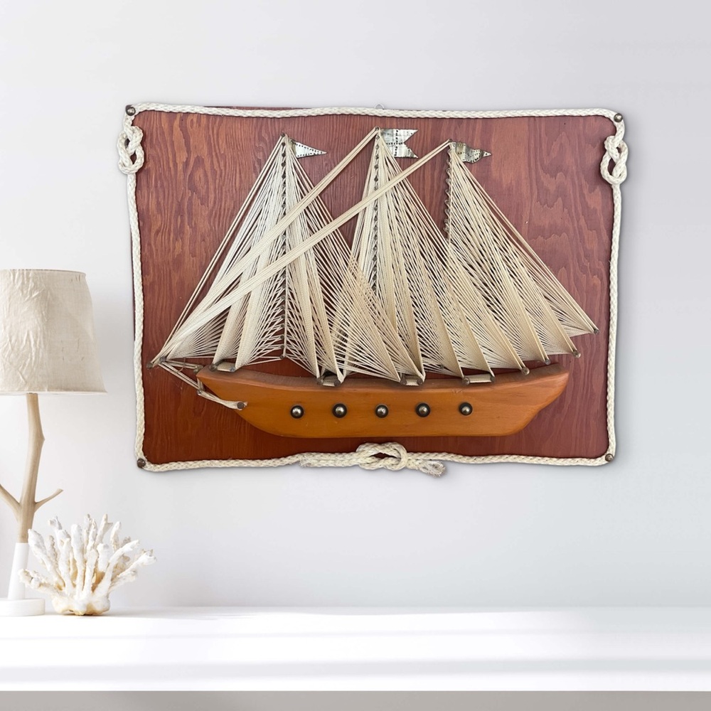 MCM Nautical Sailboat String Art